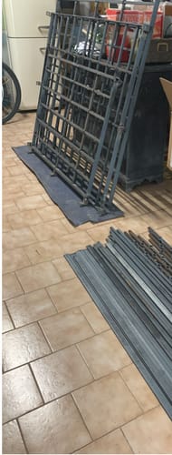 Customer photo review of Barra forata in ferro quadro 14x14