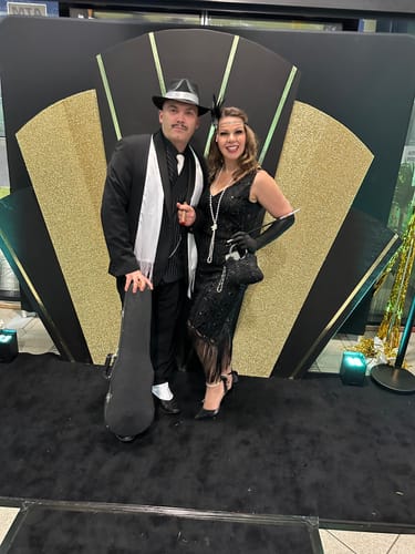 Emily C. review of Natasha 1920s Gatsby Dress - Black image 2 out of 2