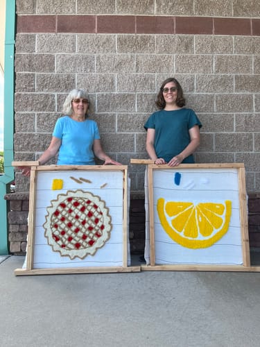 Customer photo review of Tuft Love Group Tufting Classes (Superior, CO)