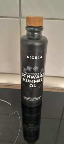 Customer photo review of Ägyptisches Bio Schwarzkümmelöl ungefiltert - kaltgepresst in Rohkostqualität - 200ml