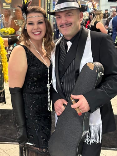 Emily C. review of Natasha 1920s Gatsby Dress - Black image 1 out of 2