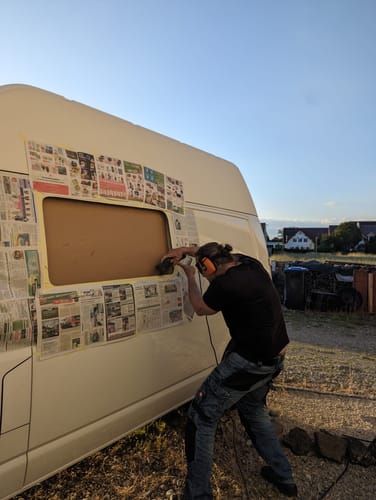 Customer photo review of Schiebefenster mitte links getönt T5-T6.1