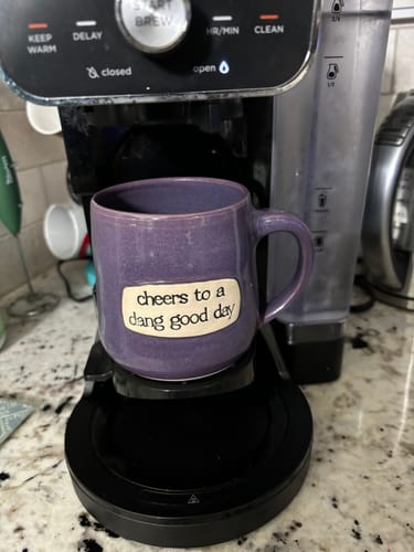 Customer photo review of "Cheers to a Dang Good Day" Mug