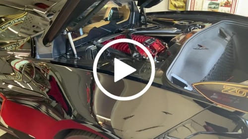 Customer video review of Chevrolet Corvette C8 Carbon Fiber Engine Bay Corner Vent Cover
