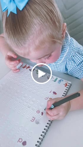 Customer video review of 1 x Set Groove Calligraphy ™ Reusable Copybooks