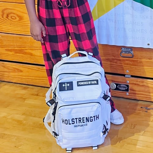 Customer photo review of HolStrength 45L Tactical Backpack