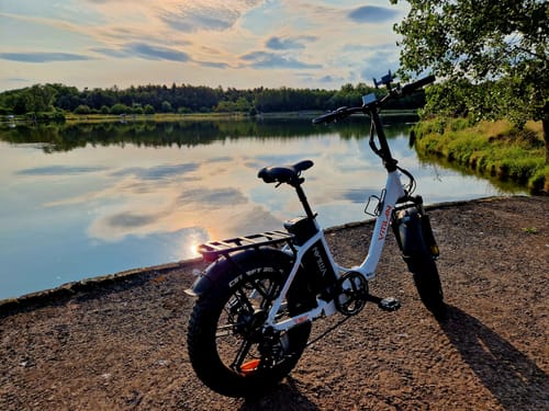 Customer photo review of U7 Step-thru Foldable Fat Tire Electric Bike