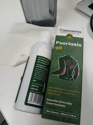 Customer photo review of Hemp Psoriasis Oil (100ml)
