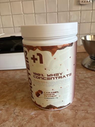 Customer photo review of +1© Whey Protein Concentrate (1kg)