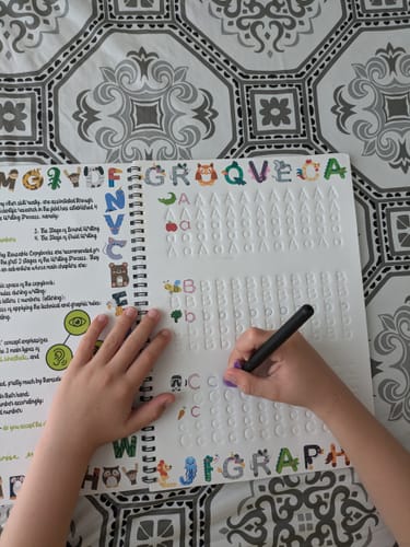 Customer photo review of 1 x Set Groove Calligraphy ™ Reusable Copybooks