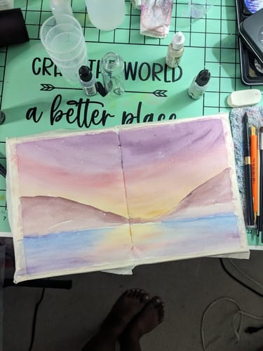 Customer photo review of PASTEL SKIES PALETTE