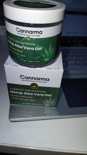 Customer photo review of Hemp Aloevera Gel (100g)