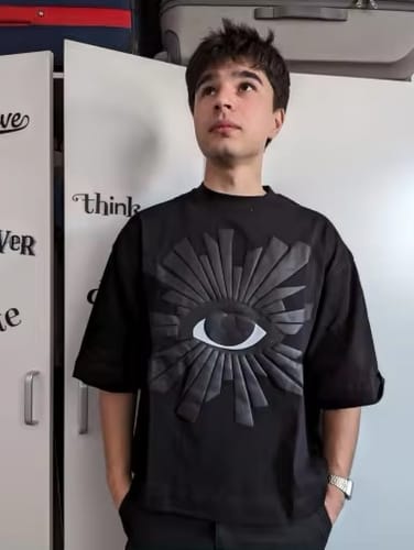 Customer photo review of "The Eye" Tee