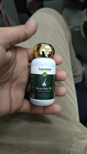 Customer photo review of Hemp Hair Oil (50ml)