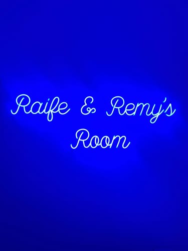 Customer photo review of Custom Neon Signs
