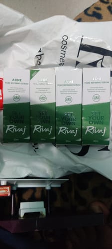 Customer photo review of Face Serum - Acne Treatment (30ml)