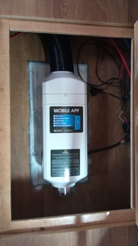 Customer photo review of Air Bluetooth Diesel Air Heater 2kW 12V/24V