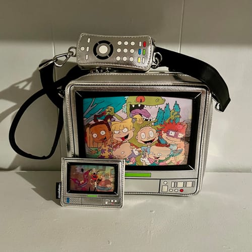 Customer photo review of Loungefly Nickelodeon Retro TV Triple Lenticular Crossbody - Preorder