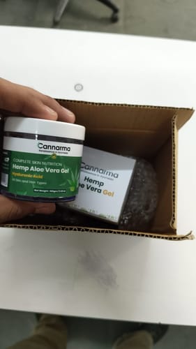 Customer photo review of Hemp Aloevera Gel (100g)