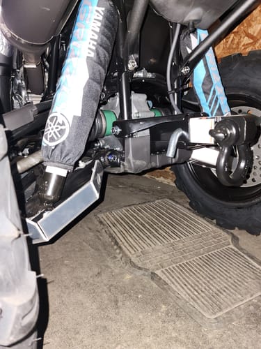 Customer photo review of Aluminum A-arm Guards for Yamaha Grizzly 550/700