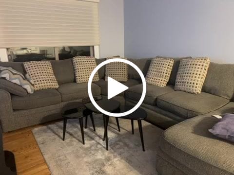 Customer video review of Black Nesting Coffee Table Set of 3 - Ercol Style Rustic Nesting Table