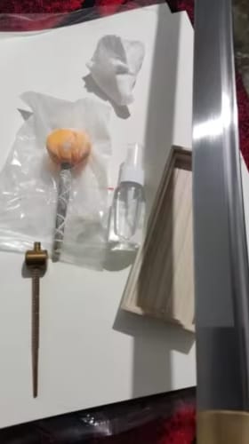Customer photo review of Katana Cleaning Kit