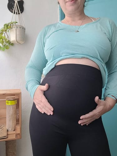 Kundenbewertung mit Foto zu Schwangerschafts Leggings