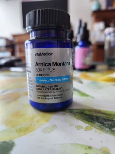 Customer photo review of Arnica Montana 30X HPUS Rapid Dissolve Tablets