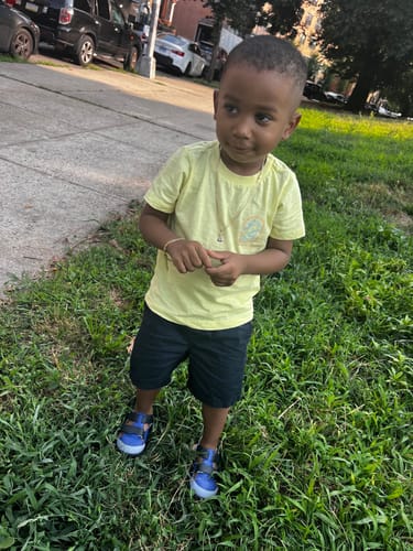 Customer photo review of *NEW* 14K Divine Child Pendant W/Solid Cuban Chain JTJ™