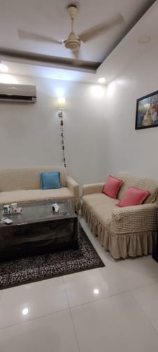 Customer photo review of 2024 Turkish Bubble Frill Sofa Covers : Beige