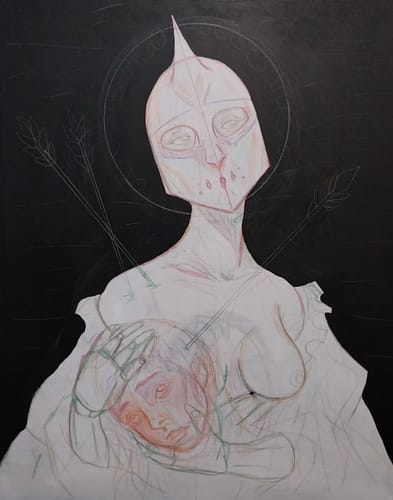 Customer photo review of Pebeo Studio - Gesso Negro 500 ml