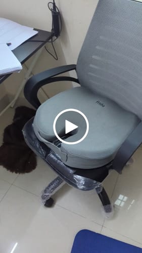 Customer video review of Frido Ultimate Tailbone Pain Relief Seat Cushion