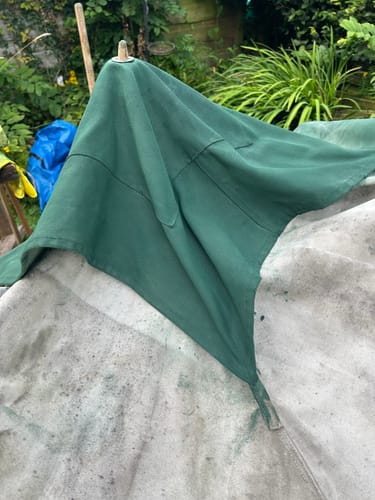 Customer photo review of Fabric Paint -- Dark Green