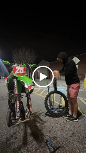 Customer video review of Rabaconda Dirt Bike Tire Changer
