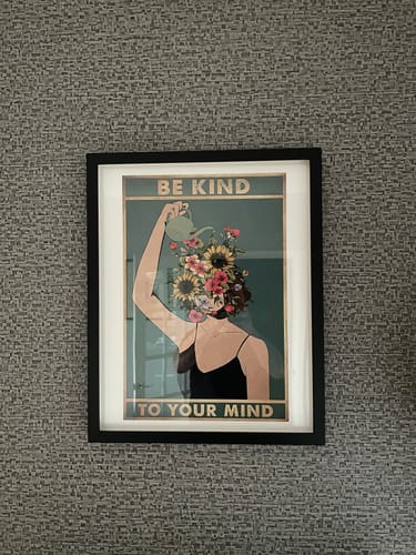 Customer photo review of Be Kind No1 Print