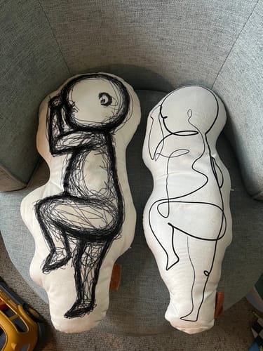 Customer photo review of Birth Pillow Line One