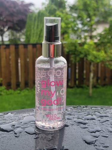 Customer photo review of HG Glow My God! Facial Tanning Mist