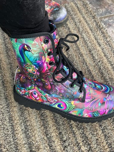 Customer photo review of Psy Peacock Boots