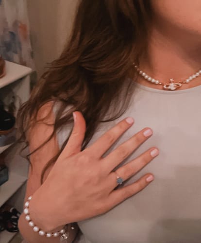 Customer photo review of Pretty in Pink | Four Color Dip Powder Starter Kit