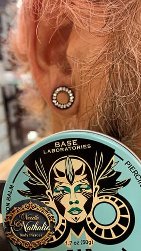 Customer photo review of Ear Stretching Lobe Balm Wholesale Bundle (Custom)