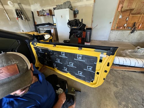 Customer photo review of SoundSkins Global | Pro Plus Sound Deadening Kit | SSK-PROPLUS | 3 Layers (Acoustic Foam, Foil, Rubber Butyl), 64.5 sq ft