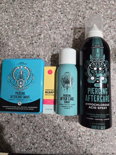 Customer photo review of Piercing Perfection Trio