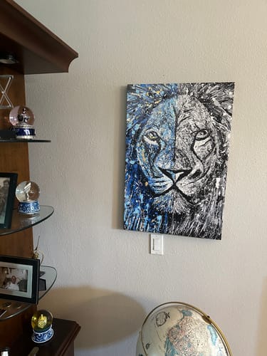 Customer photo review of Blue and White Intensity