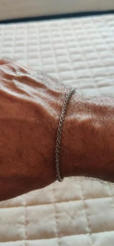 Customer photo review of WHEAT BRACELET 3MM