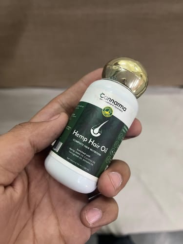 Customer photo review of Hemp Hair Oil (50ml)
