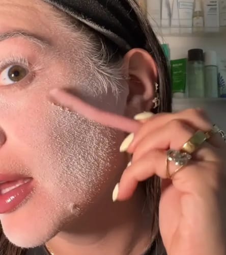 Customer photo review of Hair Identifier Spray