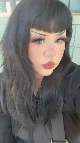 Customer photo review of Dolly Eye Blue