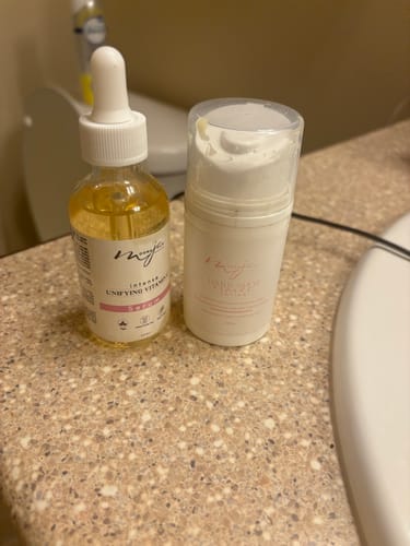 Customer photo review of Jolie’s Full Body & Face Brightening Kit