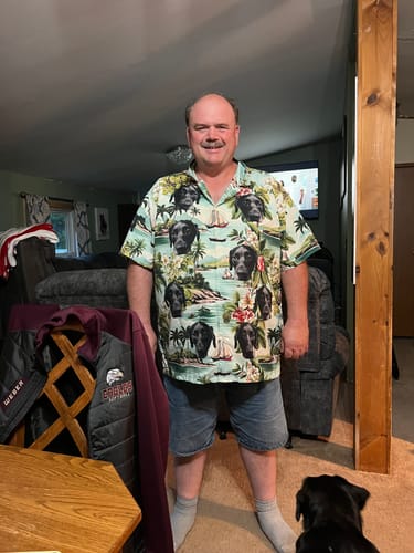 Customer photo review of Vintage Buddy Shirt