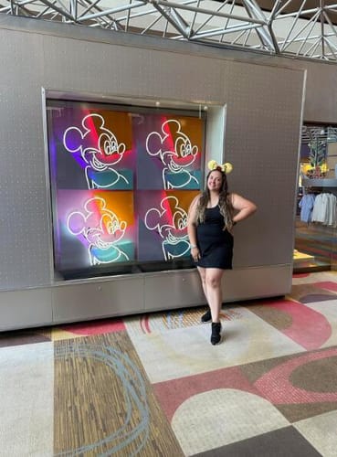 Customer photo review of Women's UPF 50+ Tennis Dress with shorts LB06W